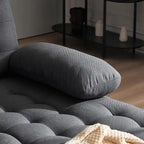 U-förmiges gepolstertes Armlehnen-Rückenlehnen-Sitzsofa in Beige