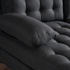 U-förmiges gepolstertes Armlehnen-Rückenlehnen-Sitzsofa in Beige