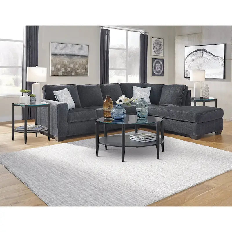 Signature Design by Ashley Altari 2-teiliges Schlafsofa mit Chaiselongue - 110B x 90T x 37H