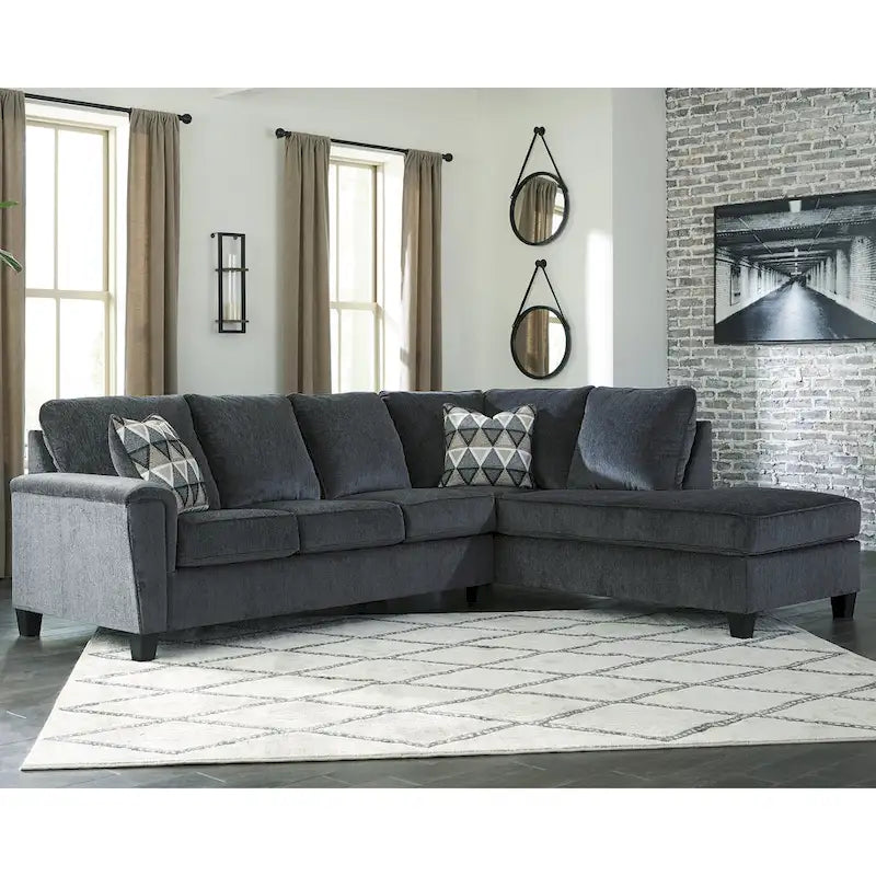 Signature Design by Ashley Abinger 2-teiliges Schlafsofa mit Chaiselongue – 116B x 91T x 39H