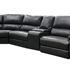 Brady 7-teiliges Sektionalsofa mit elektrischer Relaxfunktion in Grau
