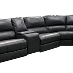 Brady 7-teiliges Sektionalsofa mit elektrischer Relaxfunktion in Grau