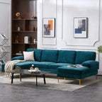 U-förmiges modulares Sofa für 4 Personen für den Innenbereich