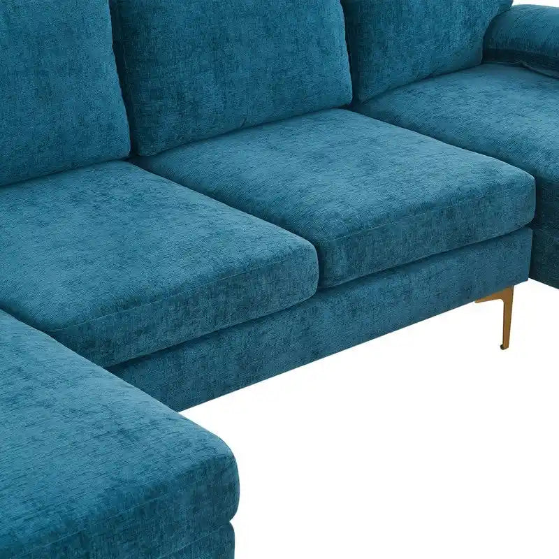 U-förmiges modulares Sofa für 4 Personen für den Innenbereich