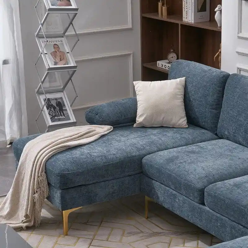 U-förmiges modulares Sofa für 4 Personen für den Innenbereich