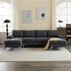 U-förmiges modulares Sofa für 4 Personen für den Innenbereich