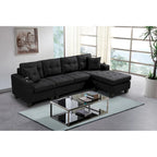 Modernes Ecksofa mit umstellbarer Récamiere