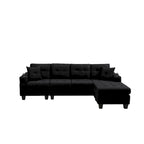 Modernes Ecksofa mit umstellbarer Récamiere