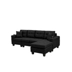 Modernes Ecksofa mit umstellbarer Récamiere