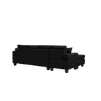 Modernes Ecksofa mit umstellbarer Récamiere