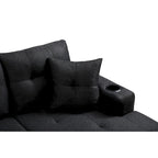 Modernes Ecksofa mit umstellbarer Récamiere