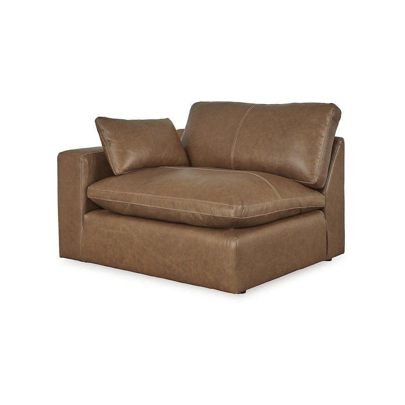 Signature Design by Ashley Emilia mittelbraunes 5-teiliges Sektionalsofa – 132B x 132T x 36H