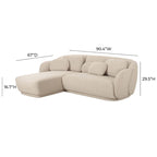 Misty Boucle Ecksofa