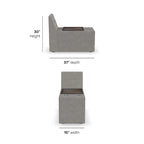 Flex Storage Smart Hub für Flex Sectional – 15 x 30 x 37