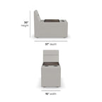 Flex Storage Smart Hub für Flex Sectional – 15 x 30 x 37