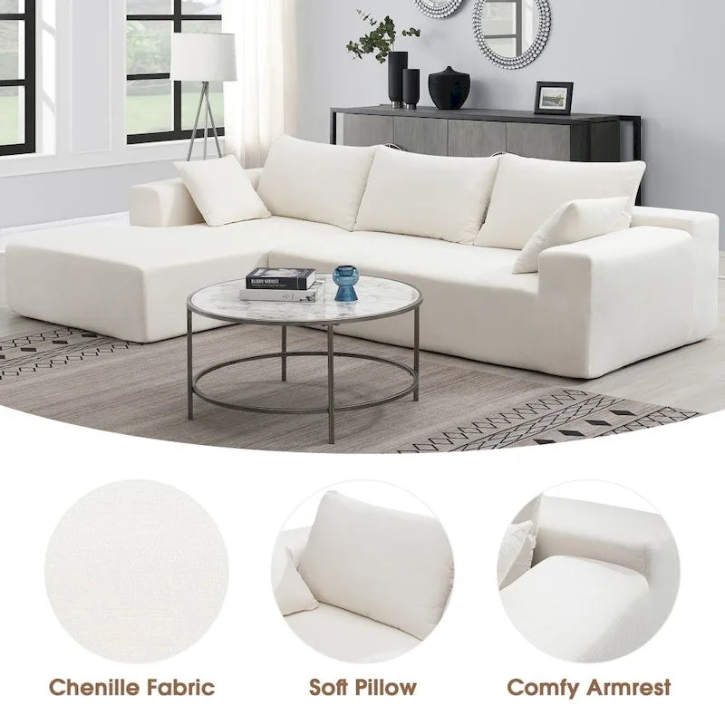 109x68 Modulares Sektionssofa-Set für das Wohnzimmer, Sofa im modernen minimalistischen Stil, Polster-Schlafsofa
