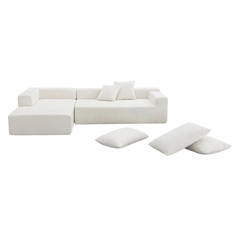 109x68 Modulares Sektionssofa-Set für das Wohnzimmer, Sofa im modernen minimalistischen Stil, Polster-Schlafsofa