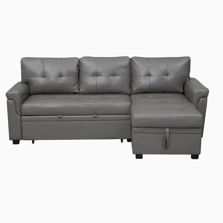Perry Modernes Wendbares Ecksofa mit Stauraum-Recamiere, Ausziehbarem Schlafsofa für das Wohnzimmer