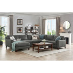 Hydeline Hayward Ecksofa mit Récamiere aus Top-Grain-Leder