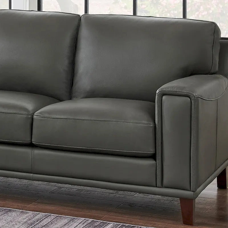 Hydeline Hayward Ecksofa mit Récamiere aus Top-Grain-Leder