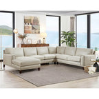 Hydeline Hayward Ecksofa mit Récamiere aus Top-Grain-Leder