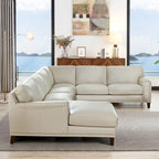 Hydeline Hayward Ecksofa mit Récamiere aus Top-Grain-Leder
