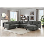 Hydeline Hayward Ecksofa mit Récamiere aus Top-Grain-Leder
