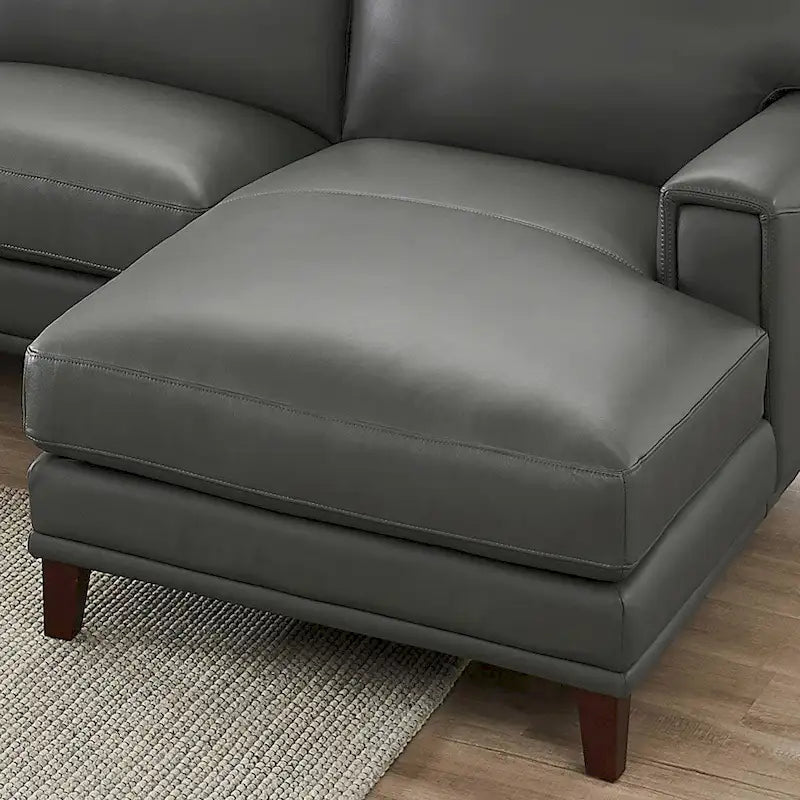 Hydeline Hayward Ecksofa mit Récamiere aus Top-Grain-Leder