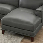 Hydeline Hayward Ecksofa mit Récamiere aus Top-Grain-Leder