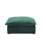 U-förmiges Sofa für Wohnzimmer, umbaubares Ecksofa, modulares Sofa mit Hockern für Wohnzimmer
