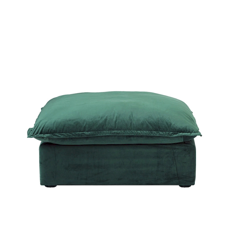 U-förmiges Sofa für Wohnzimmer, umbaubares Ecksofa, modulares Sofa mit Hockern für Wohnzimmer