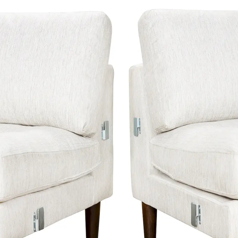 Poly & Bark Napa Ecksofa Stoff 98