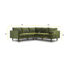 Poly & Bark Napa Ecksofa Stoff 98
