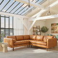 Poly & Bark Napa 98 Ecksofa - italienisches Vollnarbenleder