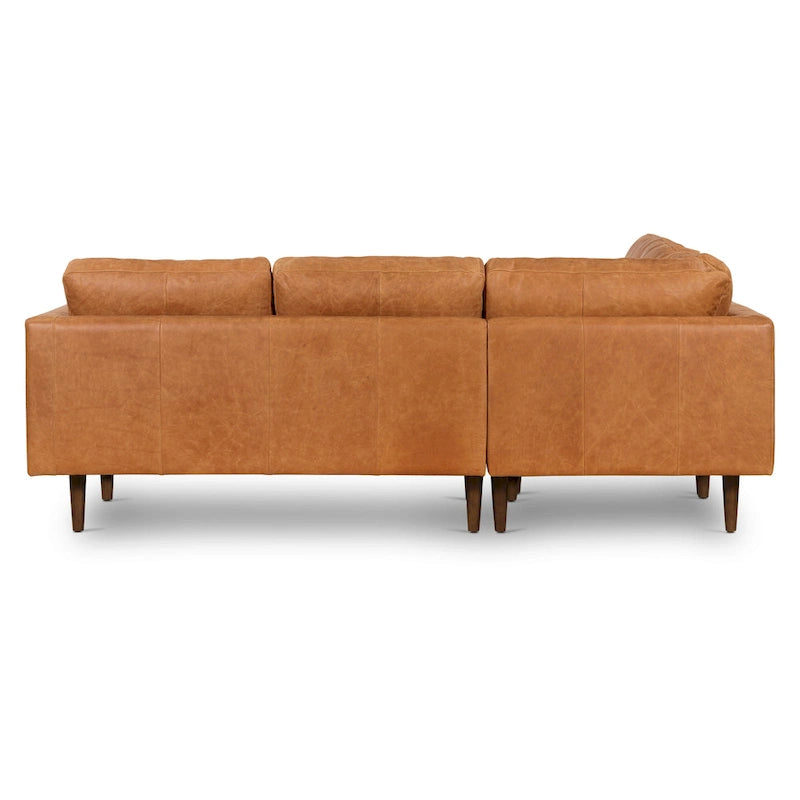 Poly & Bark Napa 98 Ecksofa - italienisches Vollnarbenleder