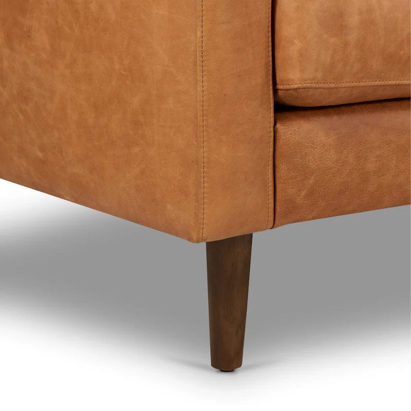 Poly & Bark Napa 98 Ecksofa - italienisches Vollnarbenleder