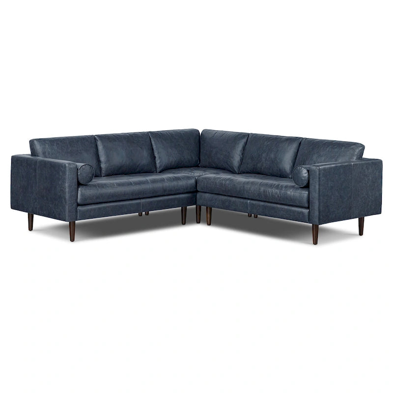 Poly & Bark Napa 98 Ecksofa - italienisches Vollnarbenleder
