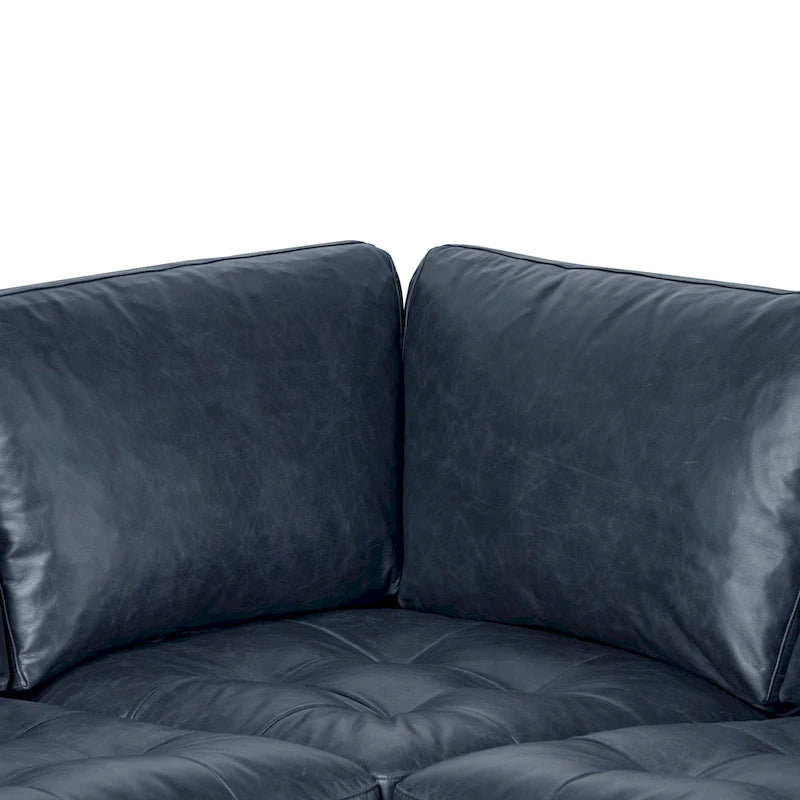 Poly & Bark Napa 98 Ecksofa - italienisches Vollnarbenleder