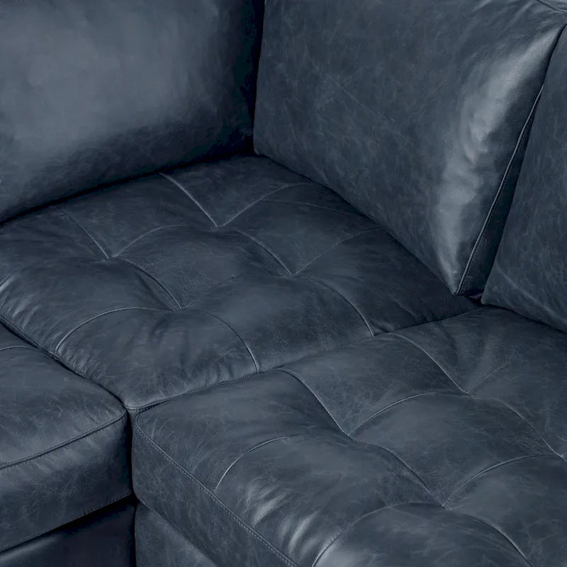 Poly & Bark Napa 98 Ecksofa - italienisches Vollnarbenleder