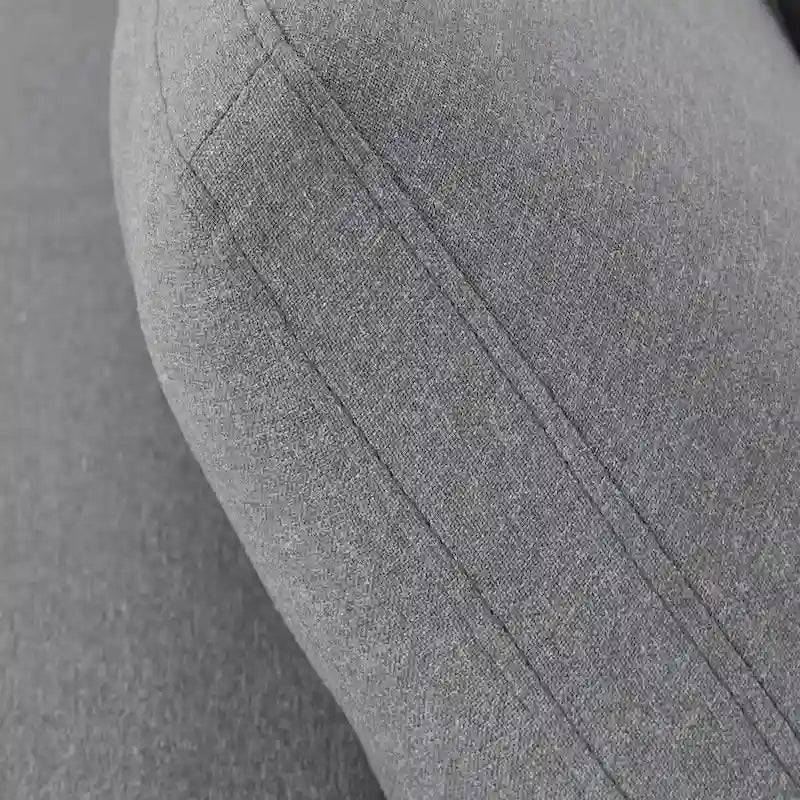Anka Grau Leinen Daunengefüllt Gesteppt 7-Sitzer Ecksofa von iNSPIRE Q Modern