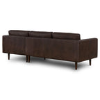 Poly & Bark Napa 104.5 Ecksofa, rechtsseitig – italienisches Echtleder, vollnarbig