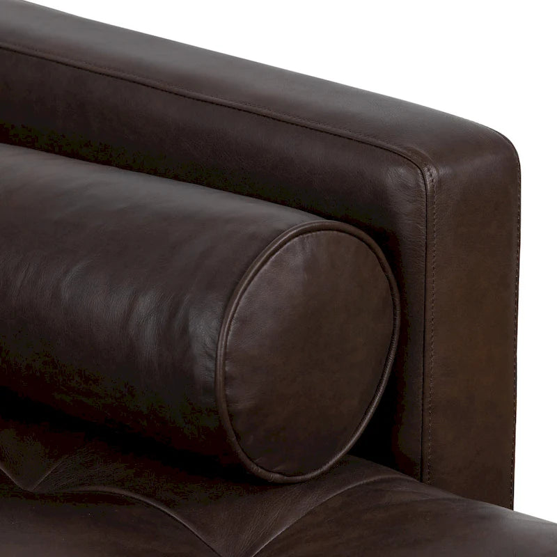 Poly & Bark Napa 104.5 Ecksofa, rechtsseitig – italienisches Echtleder, vollnarbig