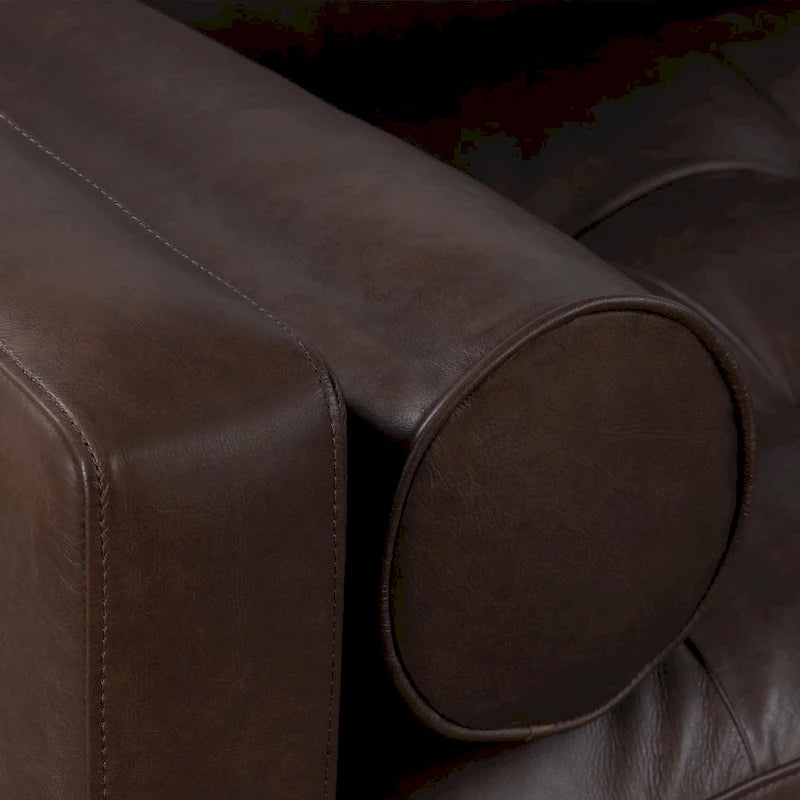 Poly & Bark Napa 104.5 Ecksofa, rechtsseitig – italienisches Echtleder, vollnarbig