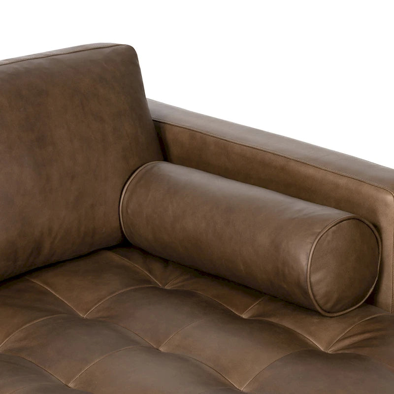 Poly & Bark Napa 104.5 Ecksofa, rechtsseitig – italienisches Echtleder, vollnarbig