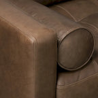 Poly & Bark Napa 104.5 Ecksofa, rechtsseitig – italienisches Echtleder, vollnarbig