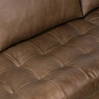 Poly & Bark Napa 104.5 Ecksofa, rechtsseitig – italienisches Echtleder, vollnarbig