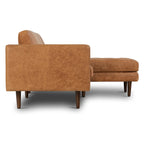 Poly & Bark Napa 104.5 Ecksofa, rechtsseitig – italienisches Echtleder, vollnarbig