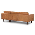 Poly & Bark Napa 104.5 Ecksofa, rechtsseitig – italienisches Echtleder, vollnarbig