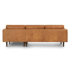 Poly & Bark Napa 104.5 Ecksofa, rechtsseitig – italienisches Echtleder, vollnarbig