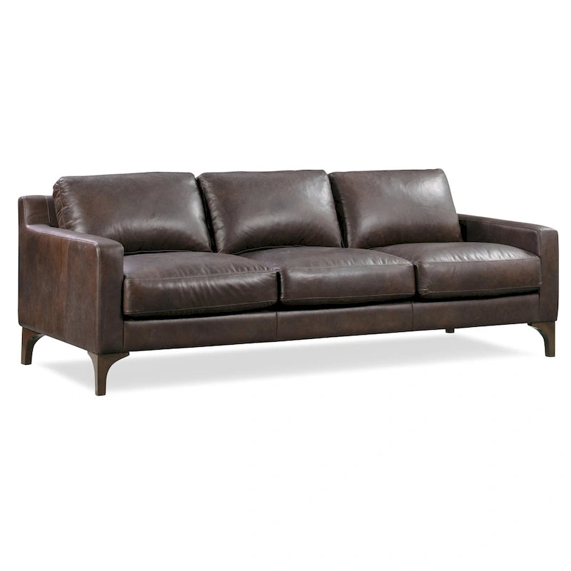 Poly & Bark Sorrento Sofa - Vollnarbiges echtes italienisches Leder